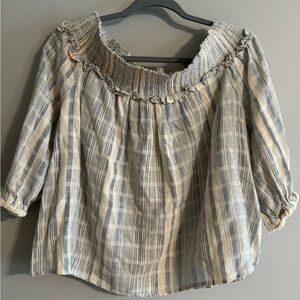 Lucky Brand Off The Shoulder Top